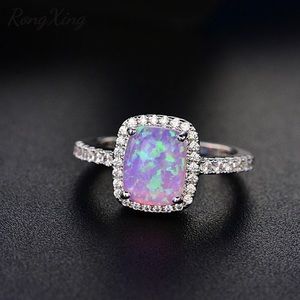 Sterling Silver Opal Ring
